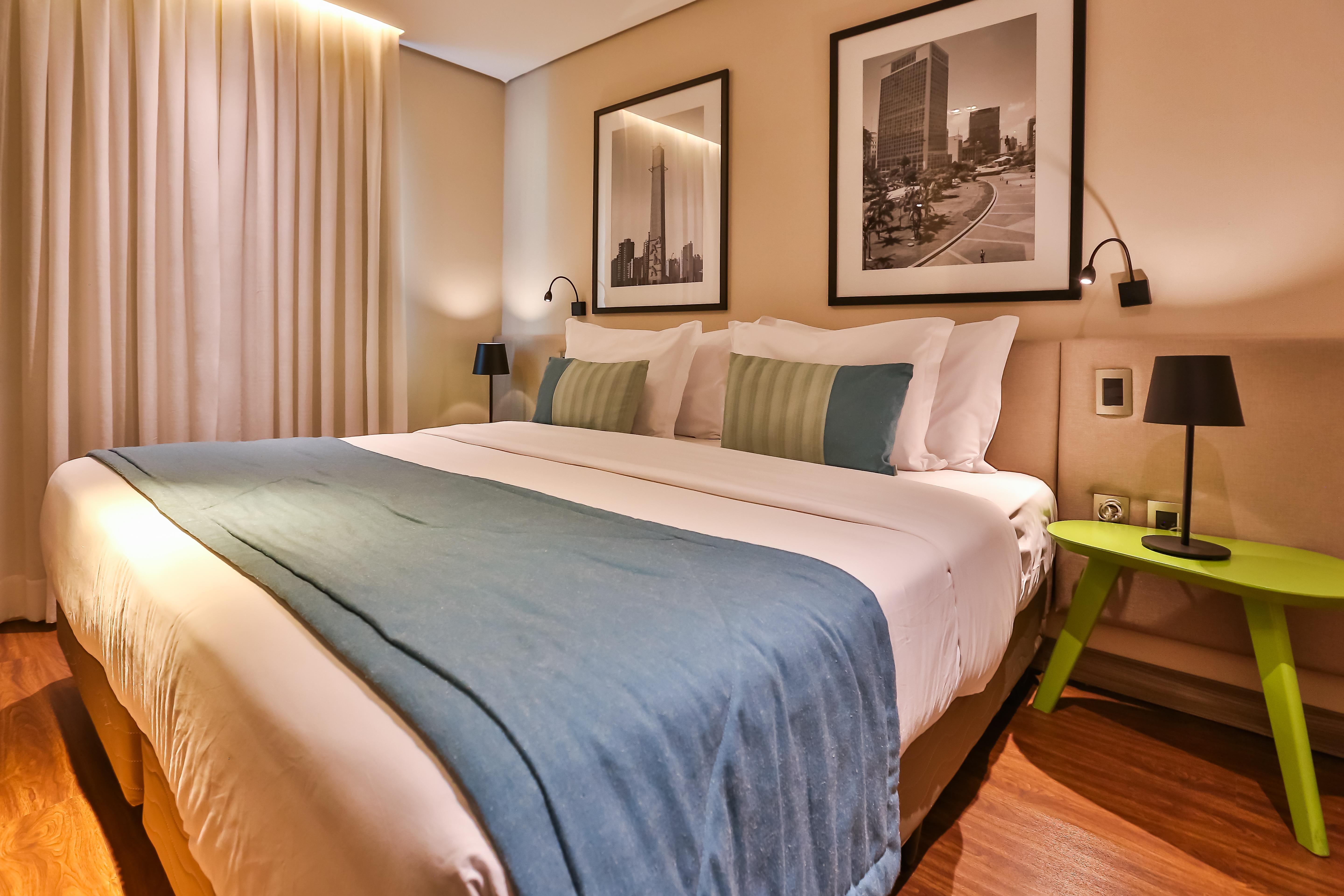 Radisson Vila Olimpia São Paulo Eksteriør billede A bedroom at the hotel